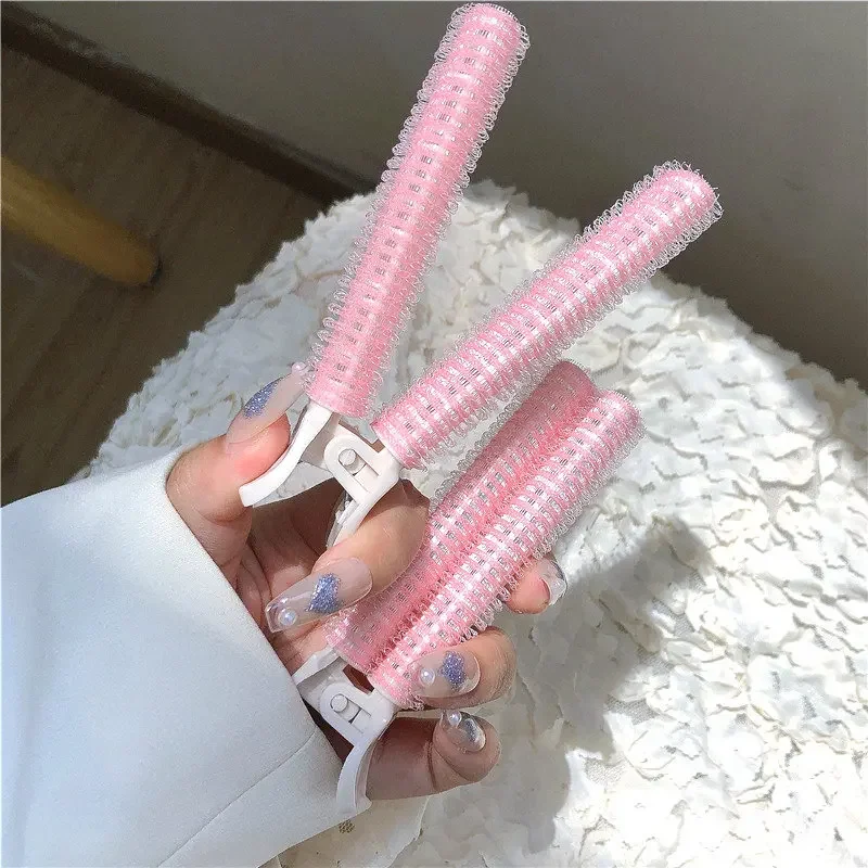 Korean Pink 1/2pc Hair Root Fluffy Clips Hair Styling Tools for Women Girls Traceless Fixed Forehead Bangs Hair Curl Accessories