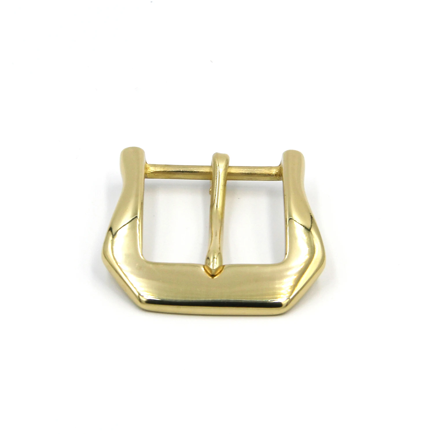 High Polishing Glass Finish Golden Brass Buckle