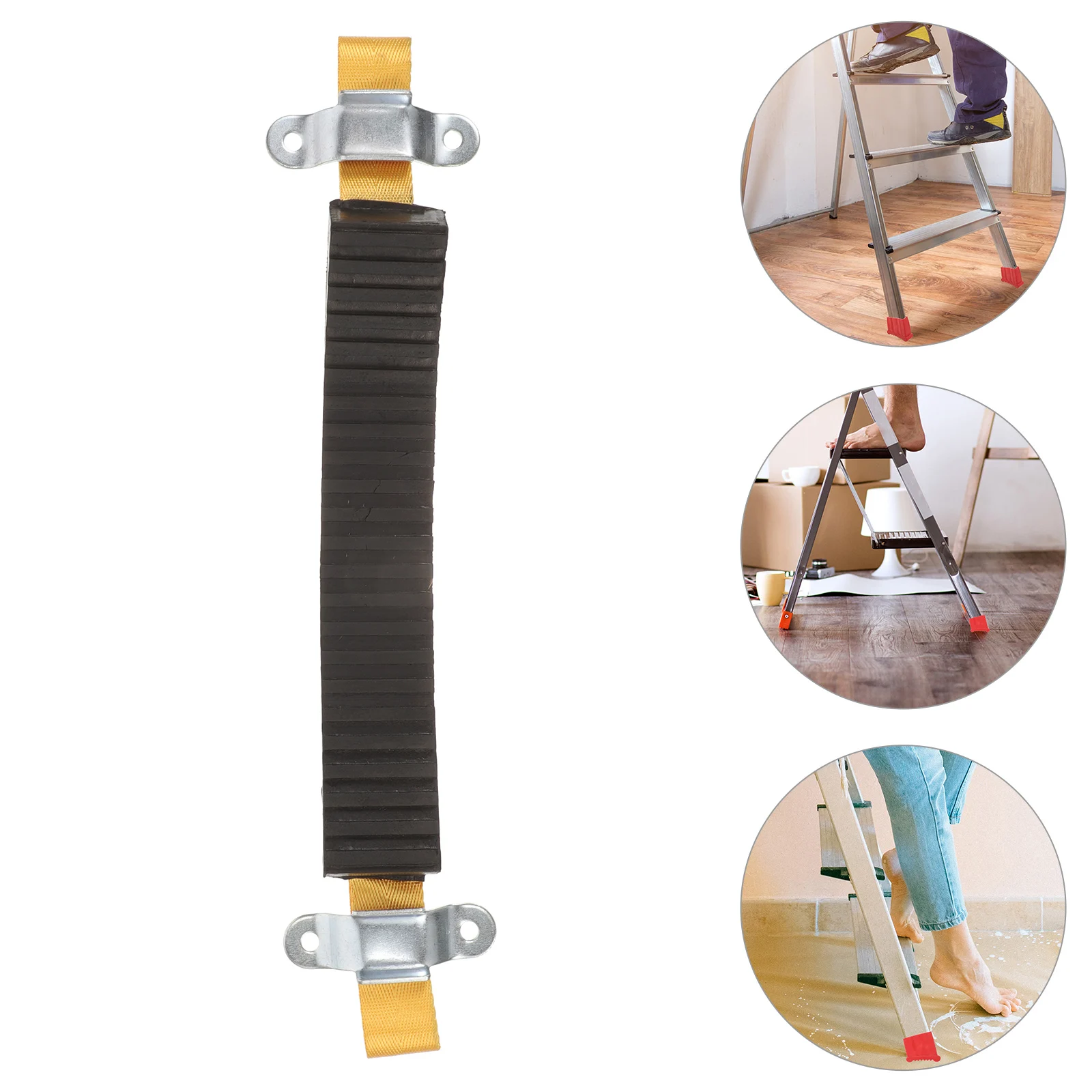 المطاط سلم القطب رئيس قوس عدم الانزلاق غطاء مراتب مضاد للانزلاق وسادة المزدوج السحابات استبدال سلم تمديد القطب الملحقات