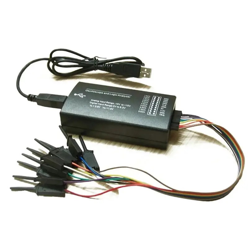 B50C LHT00SU1 Virtual Oscilloscope Logic Analyzer Multifunctional Full-Featured Signal Generator With 16Mhz Max Sampling Rate Du