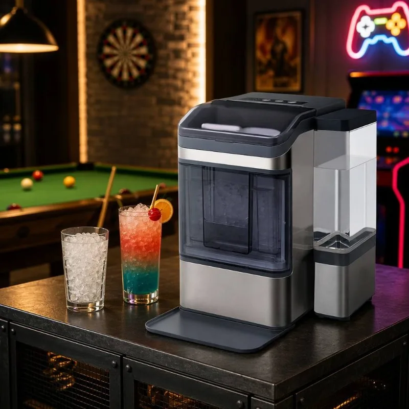 Airo Energy Saving Electric Ice Maker Machine Cube Ice Water Maker Fully Automatic for Household Hotel Use Bottled Compatible