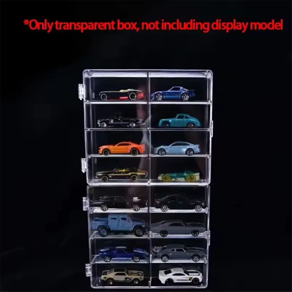 

2025+1:64 for Hot Wheel Display Box Car Model Toy Cabinet Rack for Hotwheel Cars Diecast Storage Dustproof Display Box