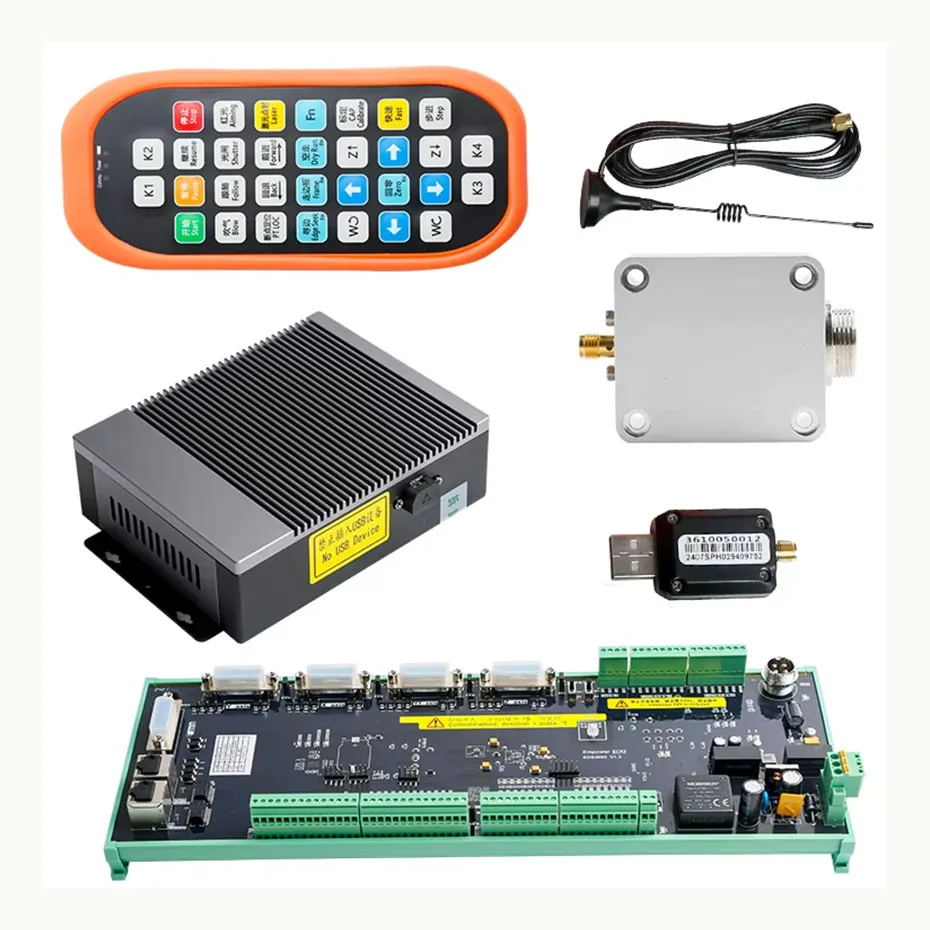 Raytools XC3000 Plus laser flat cutting system supports EtherCAT bus servo, pulse servo BS20K-CAT 20000W intelligent cutting hea