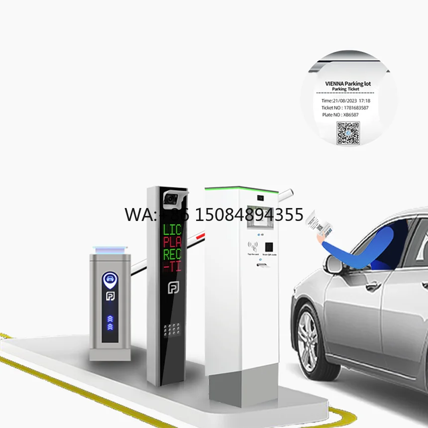 Automatic Car Parking System Self-Service Ticket Printing Aluminium Material Parking Equipment Lot Ticket Payment Machine System