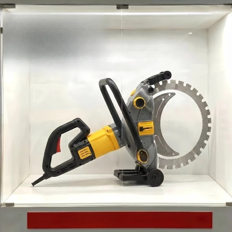 Pure Copper Motor 220V Electric Concrete Ring Saw Deep Cutting Tool Without Overcut Function For Stone Block Corner Cut