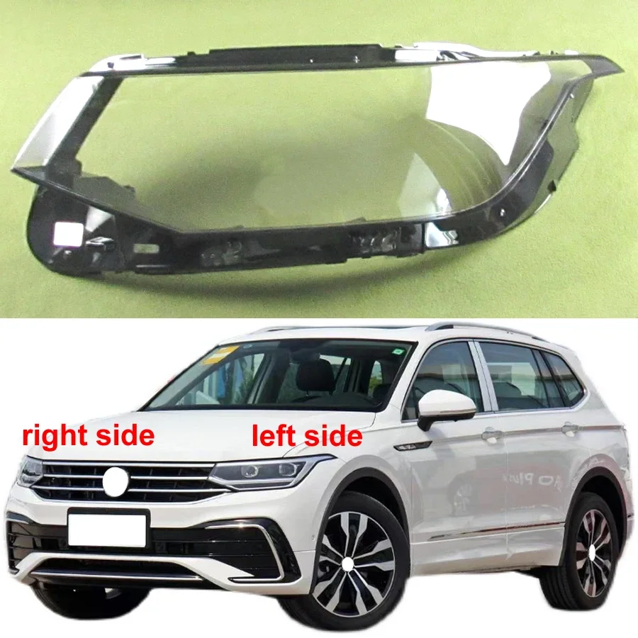 

For Volkswagen VW Tiguan L 2022 Halogen Headlight Cover Shade Lampshade Lens Headlamp Shell Plexiglass Auto Replacement Parts