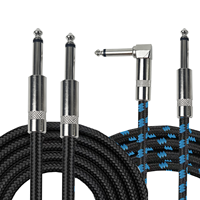 Electric Guitar Cable Braided 1/4\