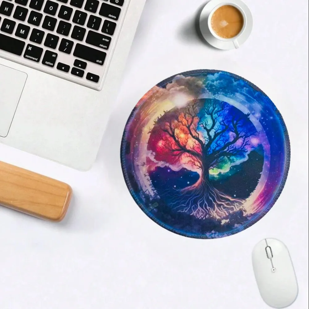 

Круглый коврик для игровой мыши для ноутбука — супер нескользящий коврик для офисного компьютера