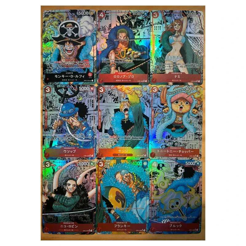 One Piece Fai Da Te Scimmia Roronoa Zoro D Rufy Auto Controllo Raccogliere Firma Trading Flash Card Anime Cartoon Regalo 63*88mm
