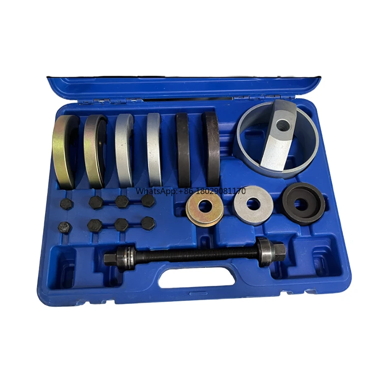 New Model Customized Complete 19 Piece Wheel Hub Bearing Removal Tool Set For Auto Repair Maintenance Timing Tools