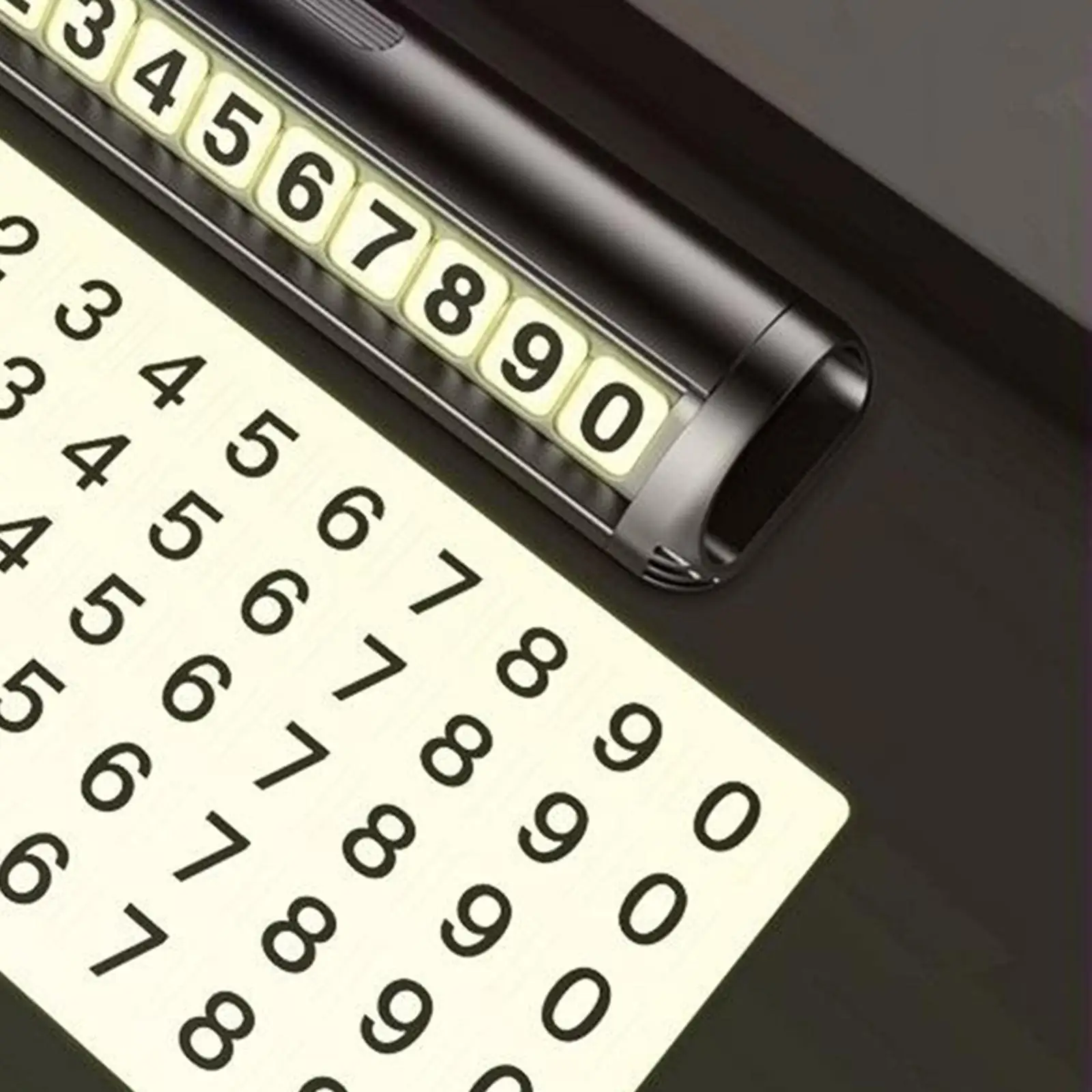 Car ing Card Phone Number Plate Stickers Replace Temporary Car