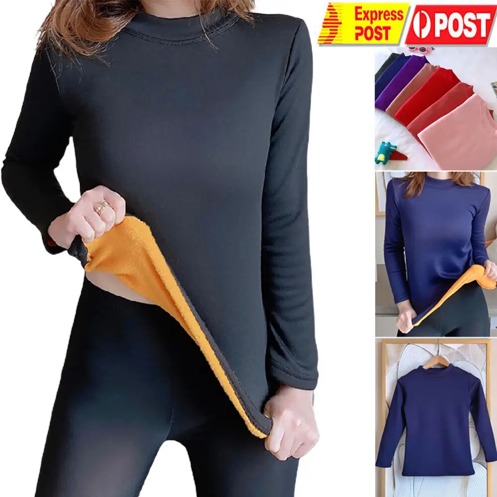 Damen Thermo Unterwäsche Männer Winterkleid ung nahtlose dicke Doppels chicht warme Dessous Frauen warmes Fleece T-Shirt weiches Winter oberteil