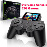 S10 video game console Built in 520 games retro handheld Game Player 2.4-inch game AV output portable video player