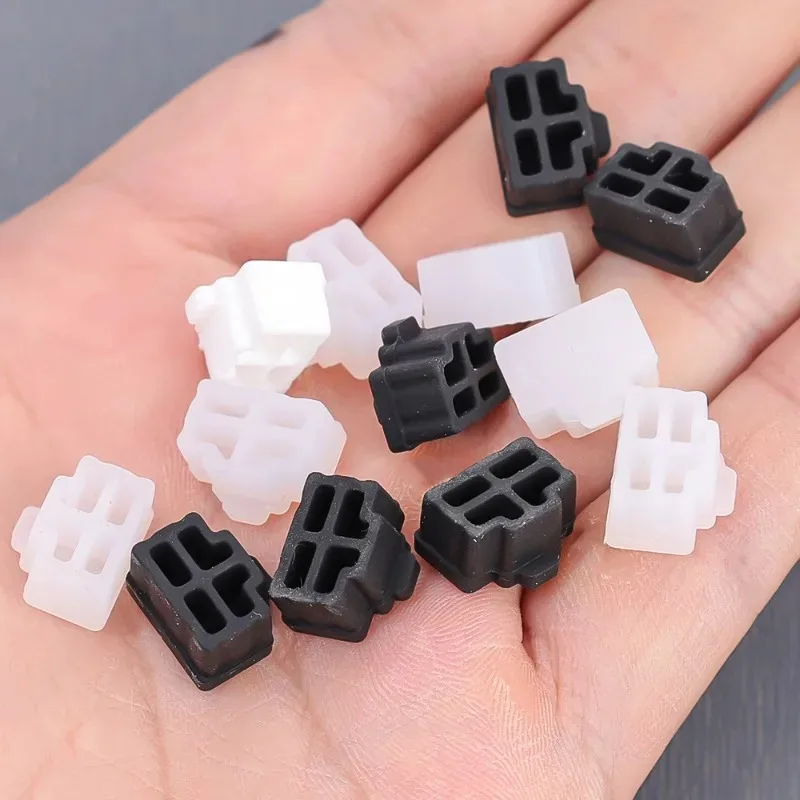 RJ45 مكافحة غطاء غبار غطاء حامي التوصيل سيليكون سدادة للكمبيوتر راوتر التبديل أنثى ميناء RJ45 المقابس منفذ محور إيثرنت