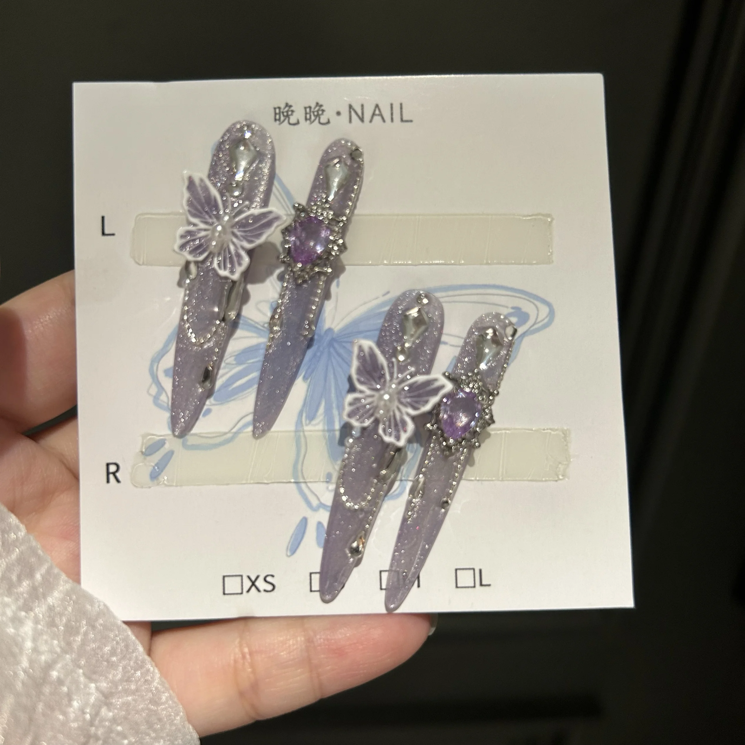 

Zirconium Accessories Chinese Armor Xifei Empress Purely Handmade Armor New Luxury Manicure Custom Products