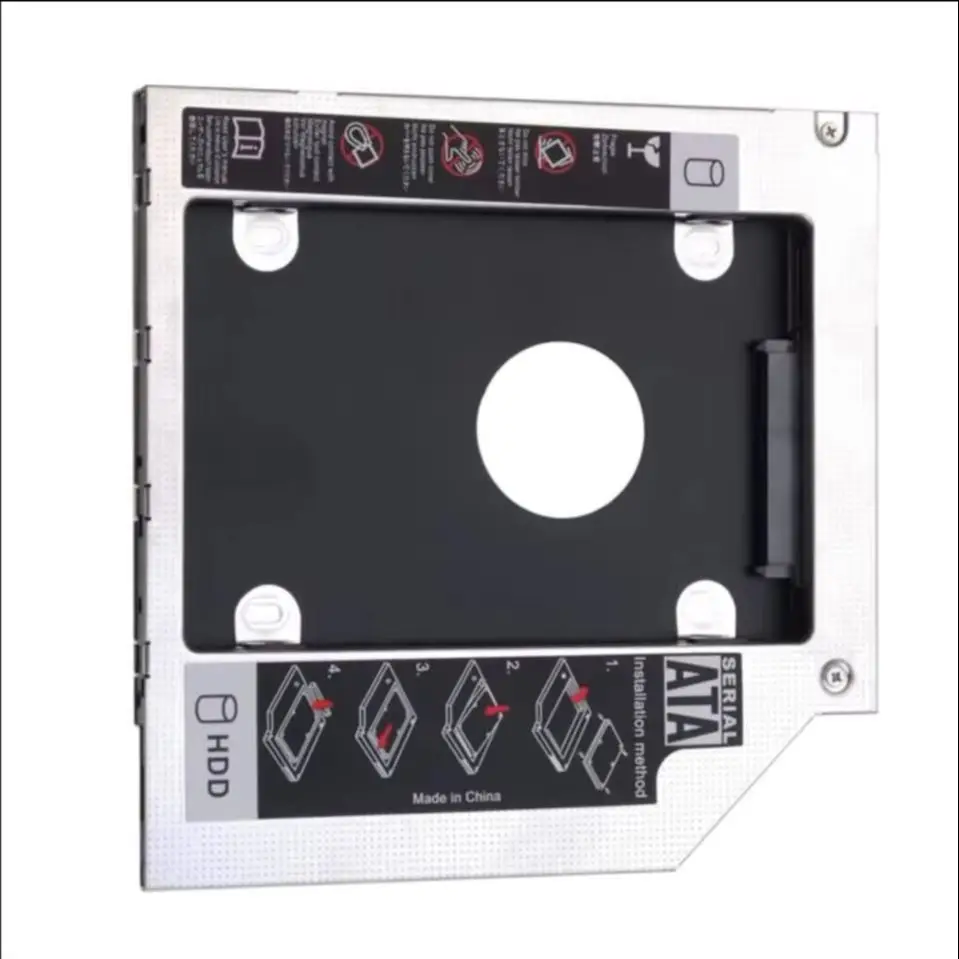 2nd 2.5 HDD Hard Drive Optical bay Caddy Frame Bracket Tray for Toshiba C50D C55 C50-A-157 C50D-A-13G C75-A-14D C55-A C55-A5105