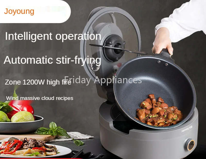 Jo Young stir-fry machine home automatic cooking new intelligent robot no grease and smoke cooking non-stick pan