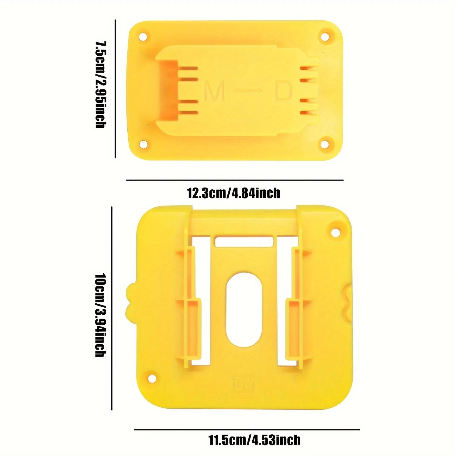 5/10PCS Tool Mount and Battery Holder Set for Dewalt 20V Drill Tools Wall Mount Storage Bracket Machine Fixing Rack Organization