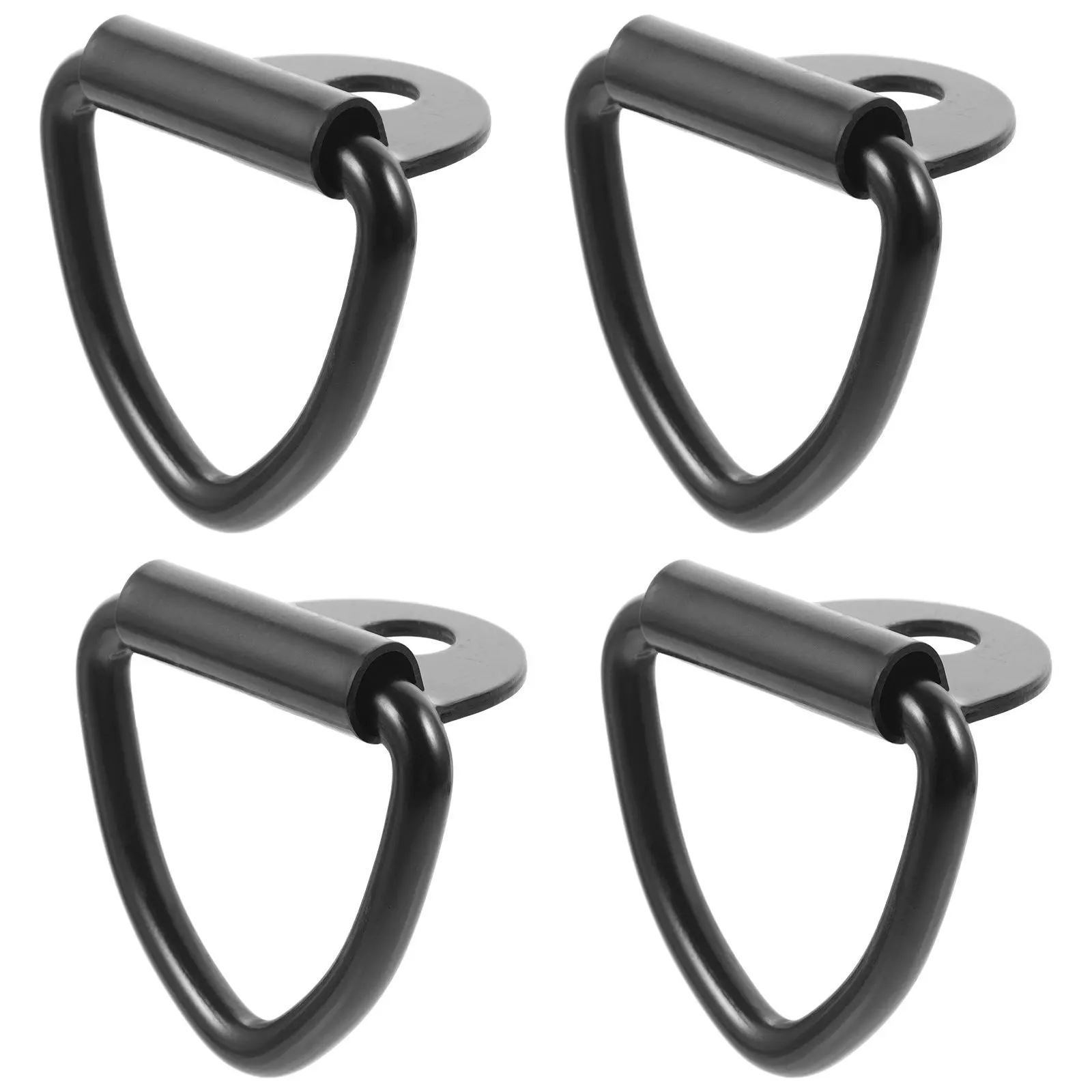 

Комплект из 4 прочных буксировочных крюков из углеродистой стали для грузовых прицепов и фургонов, крепежные кольца для фиксации грузов, автоаксессуары