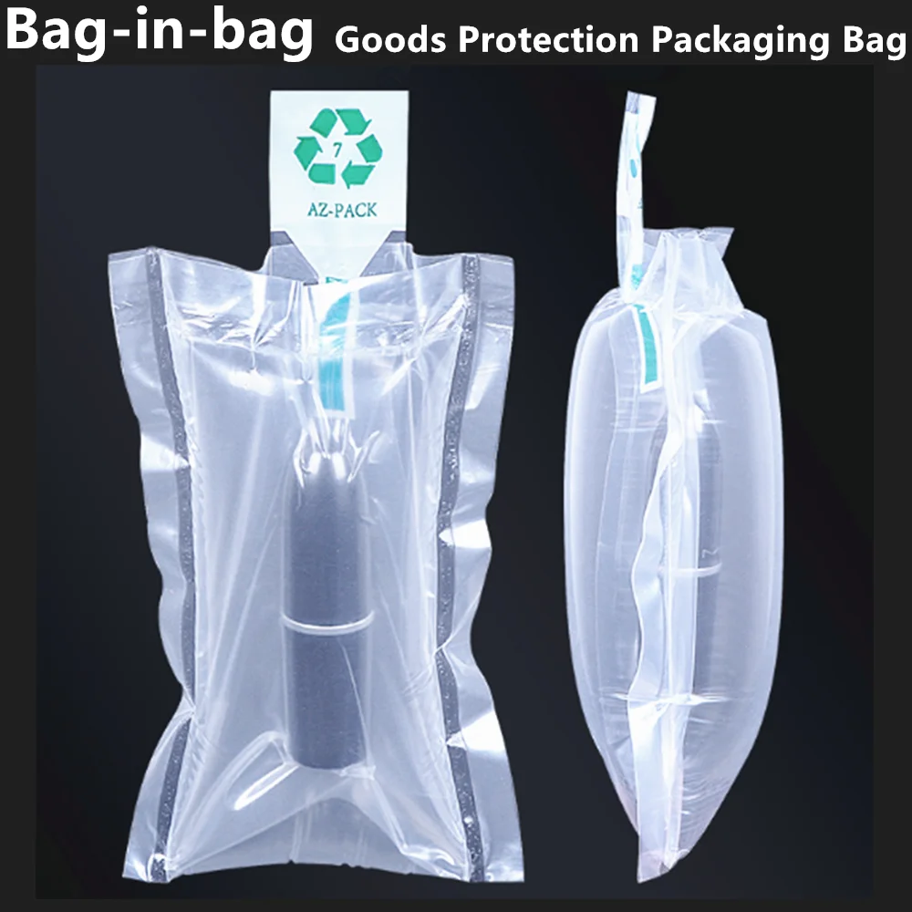 

20pcs Transparent Inflatable Buffer Bag-in-bags / Lipstick Fragile Shockproof Protect Packaging Bag Air Inflated Plastic Pouch