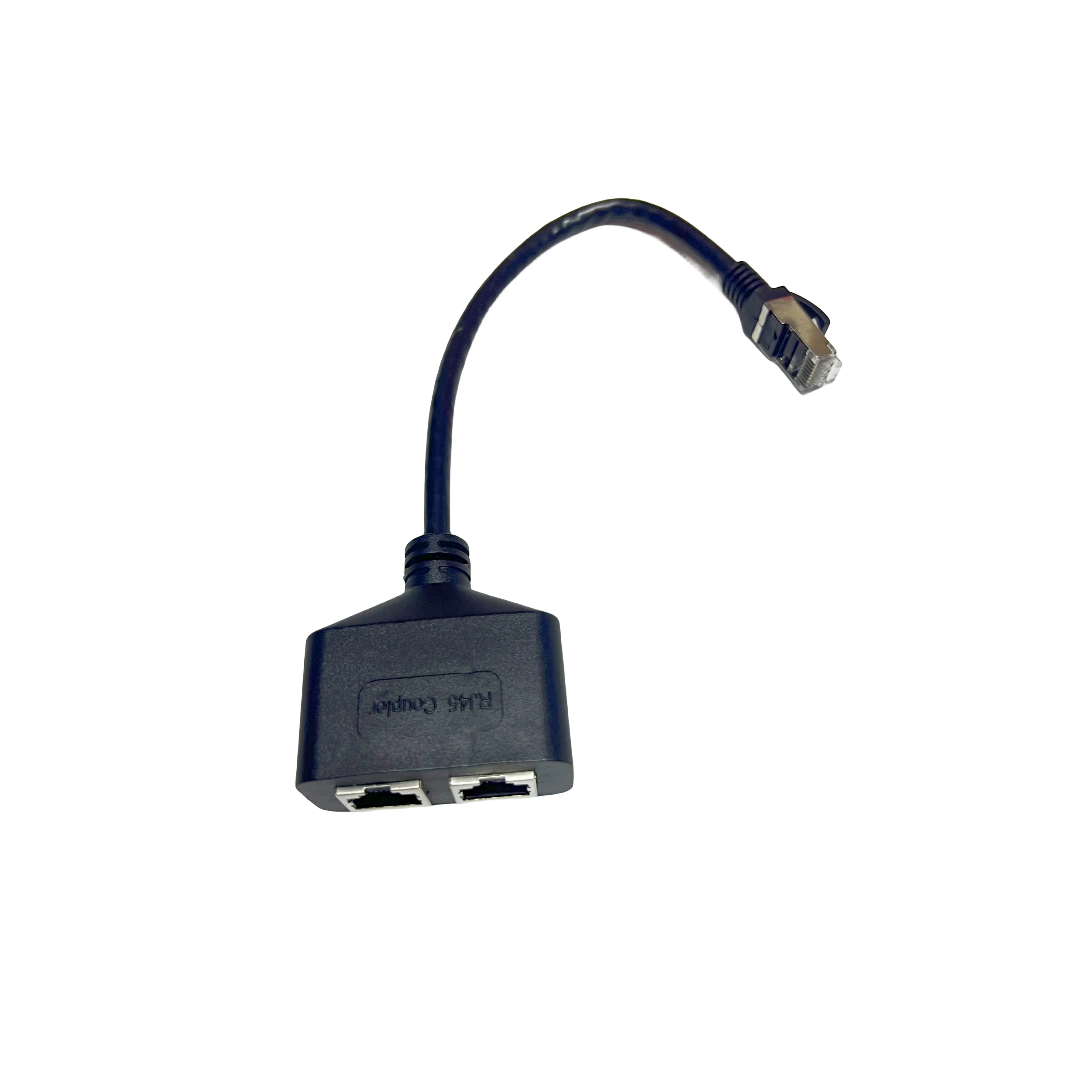 0.25m CAT5 RJ45 Network Cable Two Bus Port Plug in Convenient One Minute Two Wire for Networking