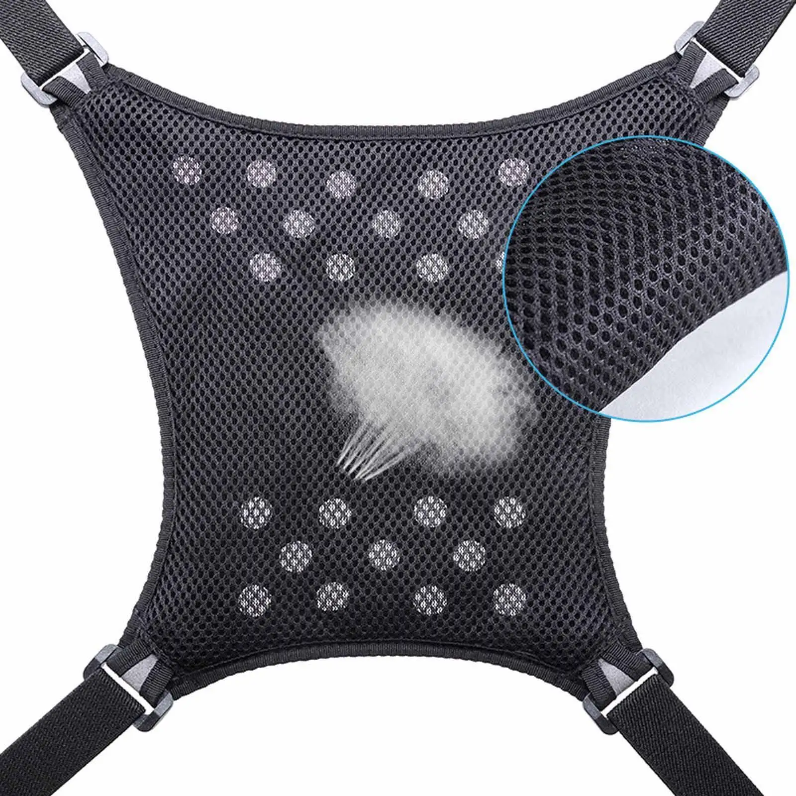 Breathable Binocular Shoulder Strap Harness with Quick Release Buckle for Camera and Binoculars Outdoor Adventure Gear