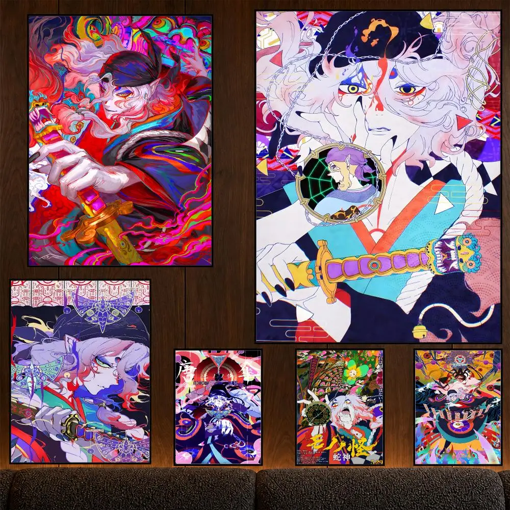 Anime Mononoke Medicine Seller Kusuriuri Poster Wall Art Print HD Aesthetic Artwork Waterproof Printing For Fans Home Decor Gift