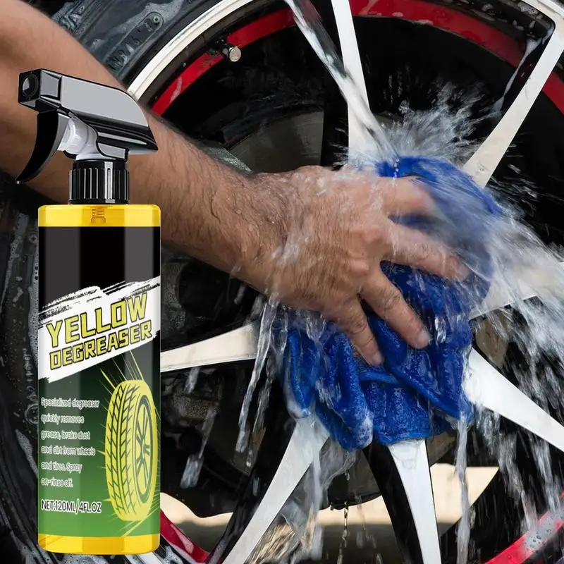 

Rim Rust Cleaner Car Tire Rim Cleaning Professional Car Detailing Wheeltire Cleaner Car Cleaning Tools 120ml For Gentle