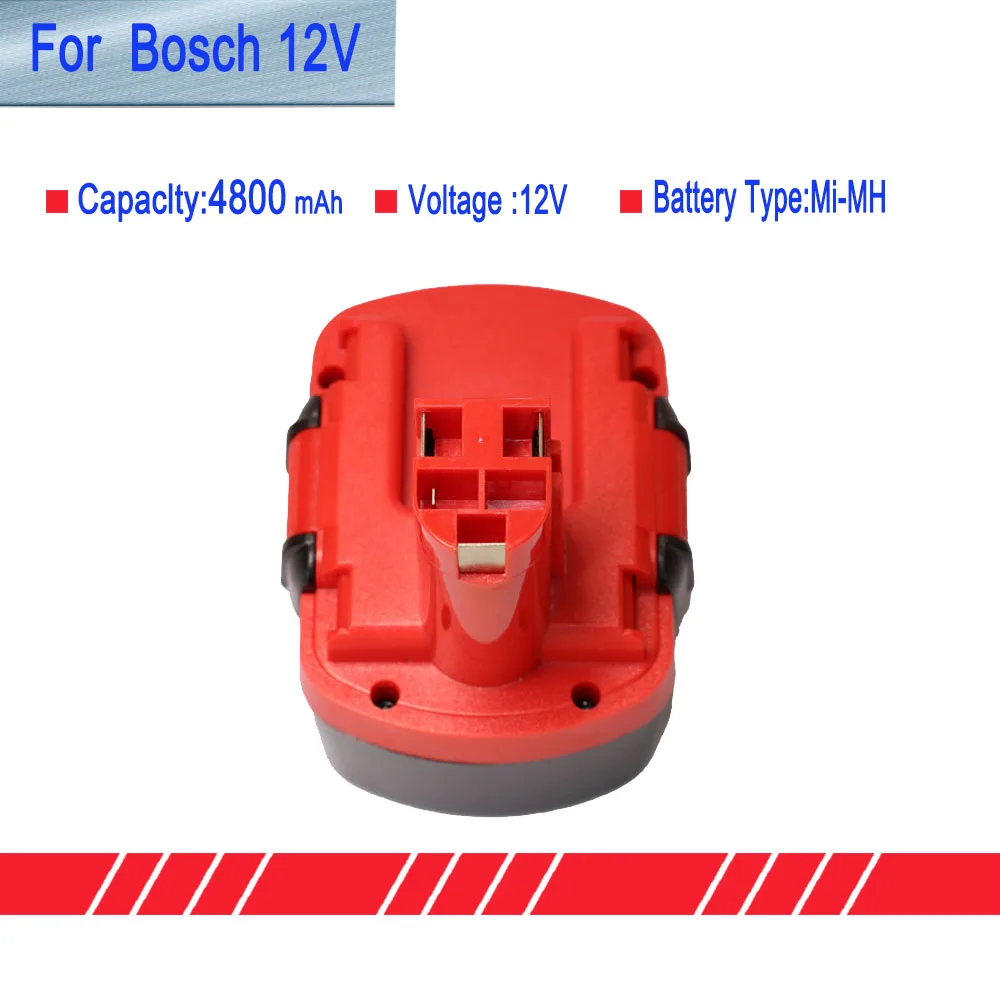 Imagem -02 - Ni-mh Bateria Recarregável Adequado para Bosch Power Tool Substituição 12v 4800mah