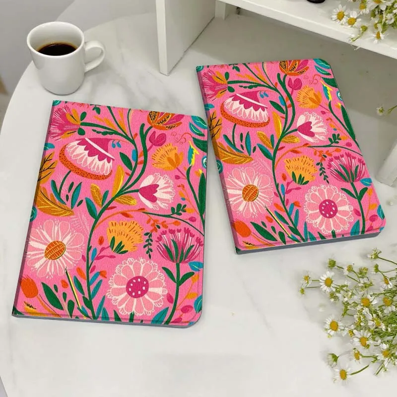 

Colorful Flower Illustration For Honor MediaPad MatePad 6 7 X8 M5 M6 V6 V7 T5 T10 T10s 10 11 SE C5e X8a Pro Lite Tablet Case