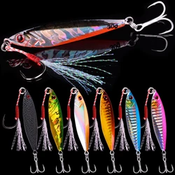 Long Cast Metal Fishing Lure Jig 14g 21g 30g Light Sea Lures Metal Jigs Spoon Baits Good For Saltwater Fishing Jigging Bait