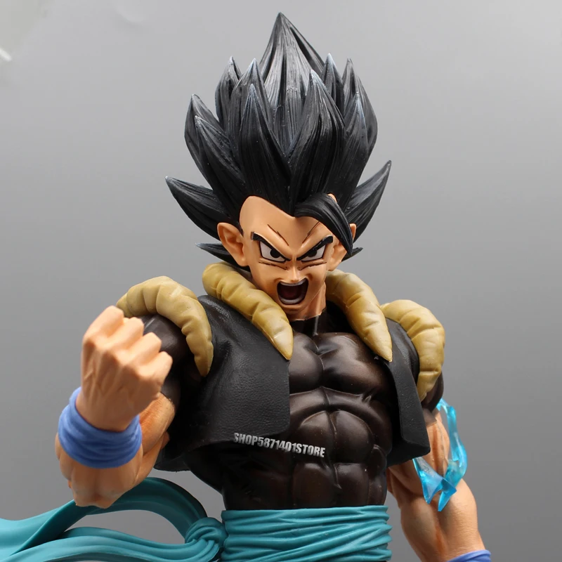 45cm Dragon Ball Super Figure Gogeta Action Figure Saiyan God Super Saiyan Gogeta Figurine PVC Collection Statue Model Toy Gifts