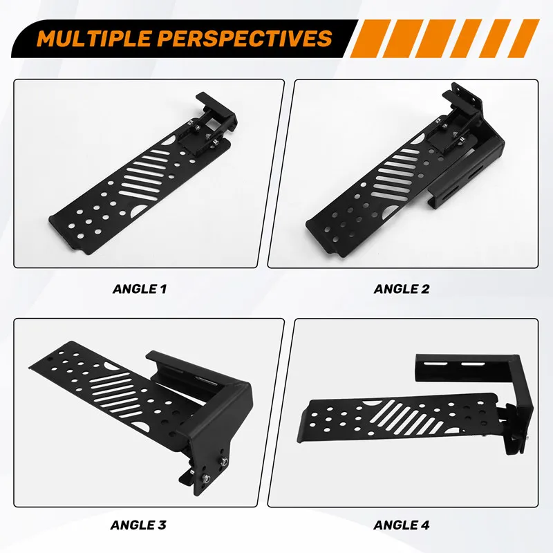 Dead Pedal Driver Foot Rest Left Side Kick Panel For Jeep Wrangler JL JLU 2018 - 2022 Gladiator JT 2020-N26R