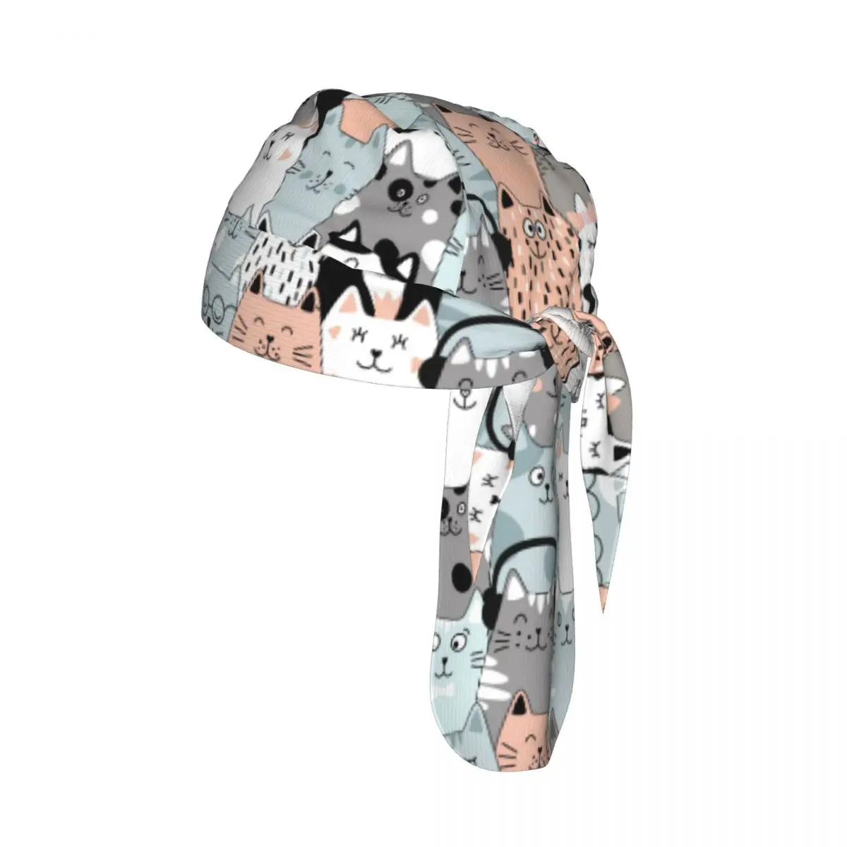 

Quick-drying Cycling Cap Breathable Wicking Bandana Cute Cat Set Outdoor Running Hiking Bicycle Headwear