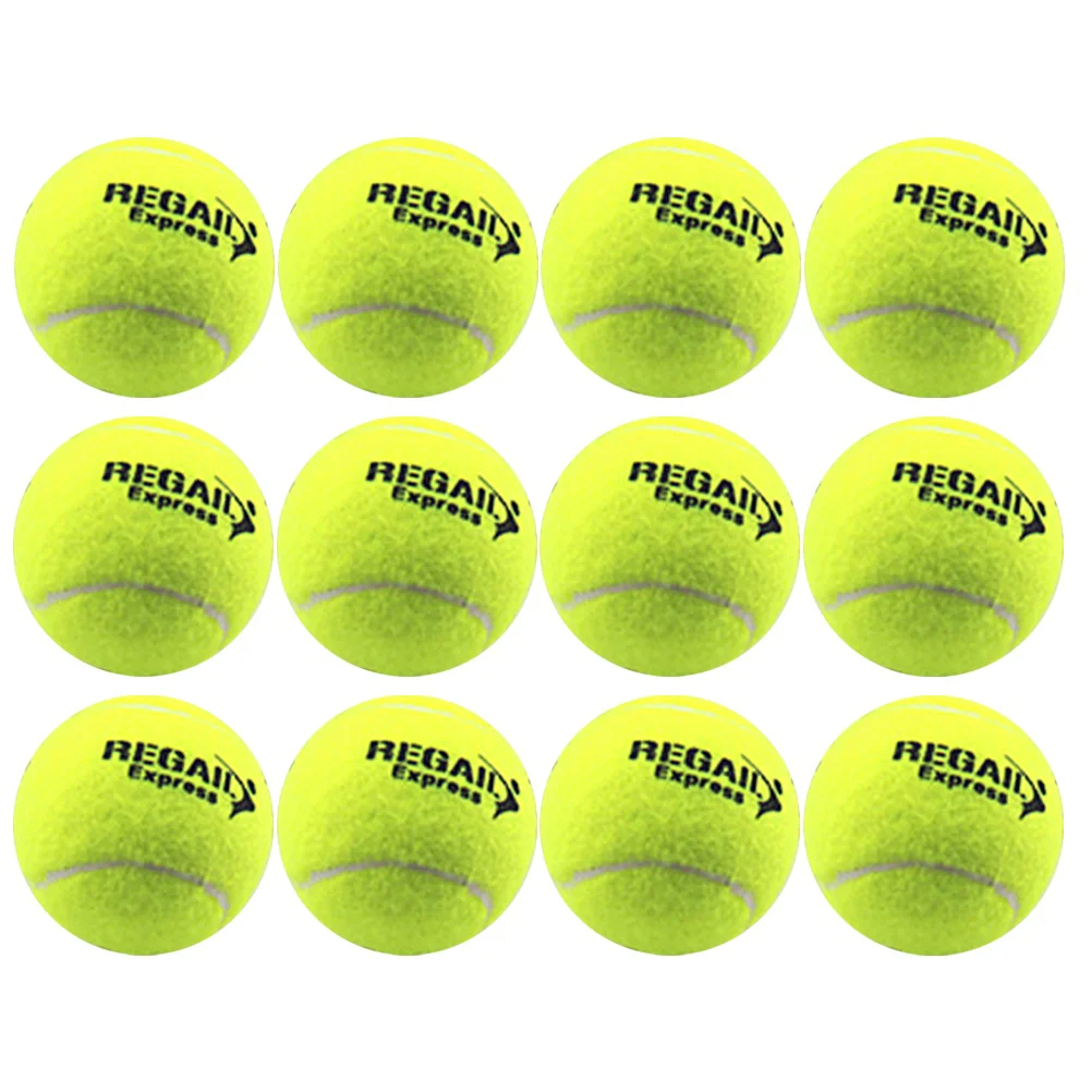 

12 PCS Tennis Balls for Machine Outdoor Women Training Regular Child Man Accessory