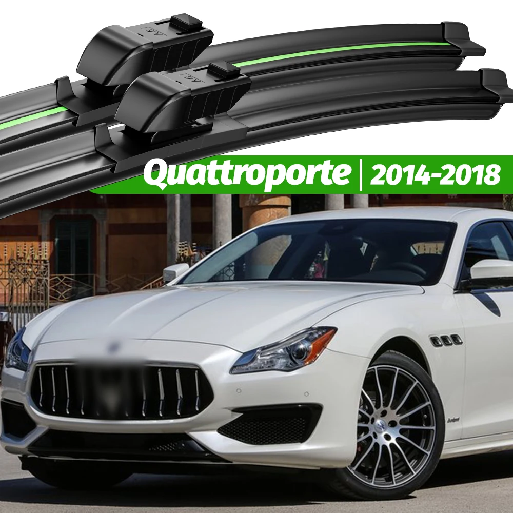 

For Maserati Quattroporte 2014-2018 2pcs Front Windshield Wiper Blades 2015 2016 2017