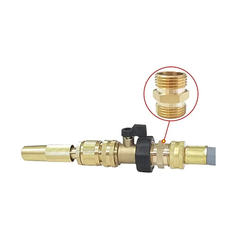 Brass Hex Nipple Coupler Fittings Male Thread Adapter Connector Reducing Joint 1/8 1/4 3/8 1/2 BSP Water Oil Gas Pipe fitting