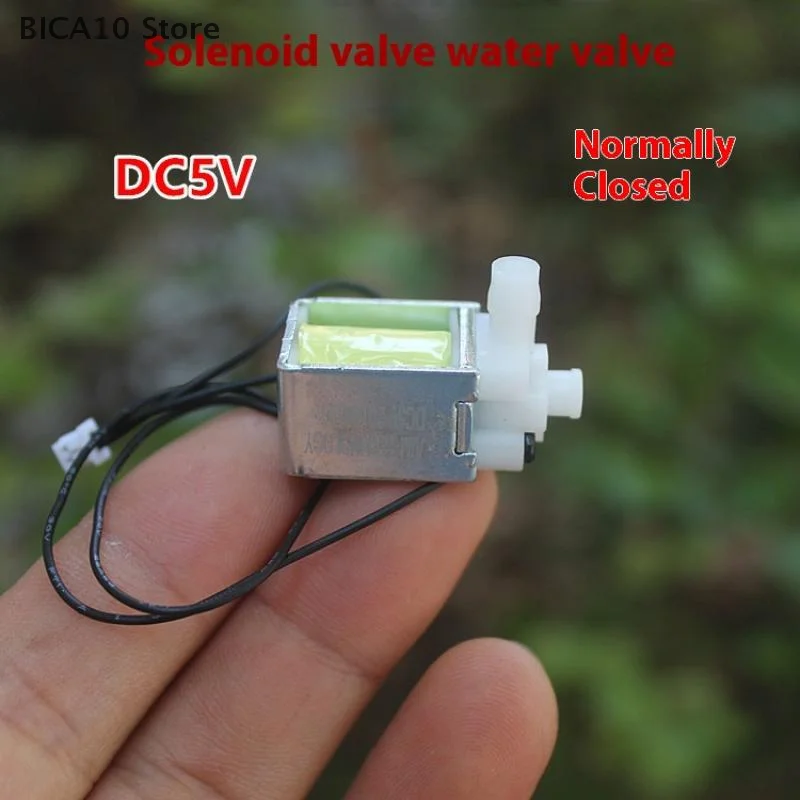 Elettrovalvola elettromagnetica DC5V fai-da-te, mini valvola di irrigazione a 2 posizioni con microcontrollo