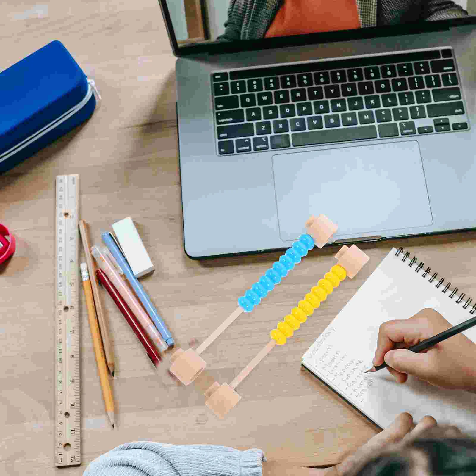 2 Stuks Drukke Board Abacus Speelgoed Voor Peuters Wiskunde Leren Kraal Rekenkundige Kids Tool Baby's 1-3 Kind