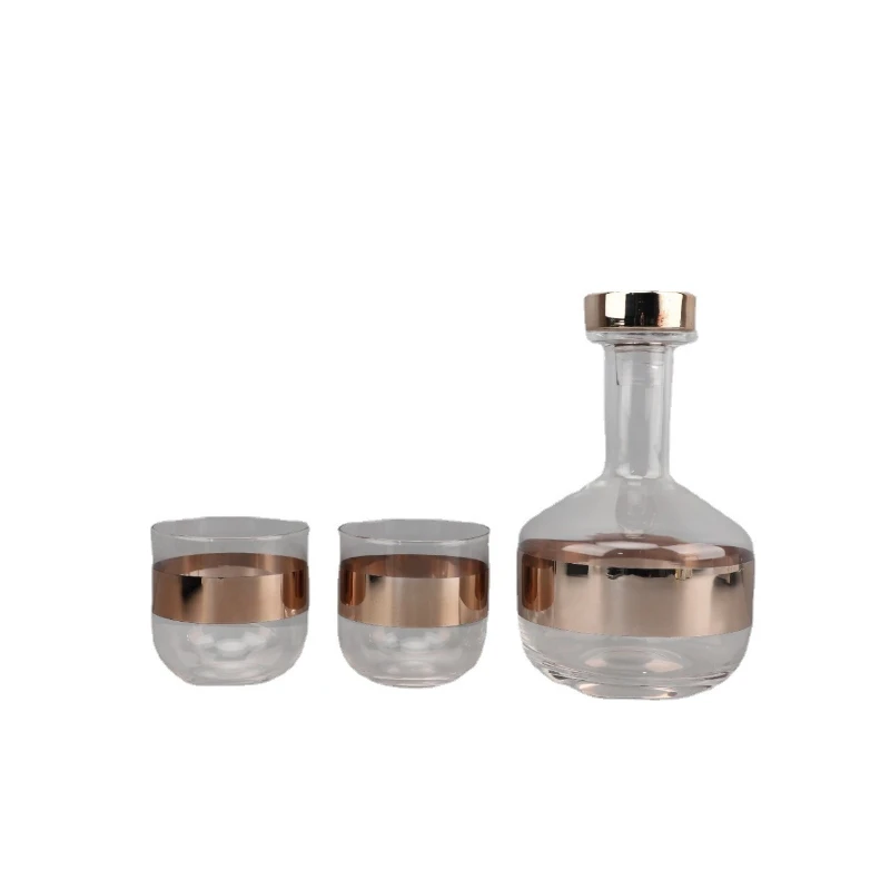 

Nordic Creative Glass Decanter Wine Set Bar Restaurant Wine Cabinet Wine Whiskey Dispenser Decoration