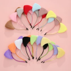 Cat Ears Headbands, Cloth Headbands Cute Ears Makeup of Party Decoration/Daily Wearing for Women and Girls