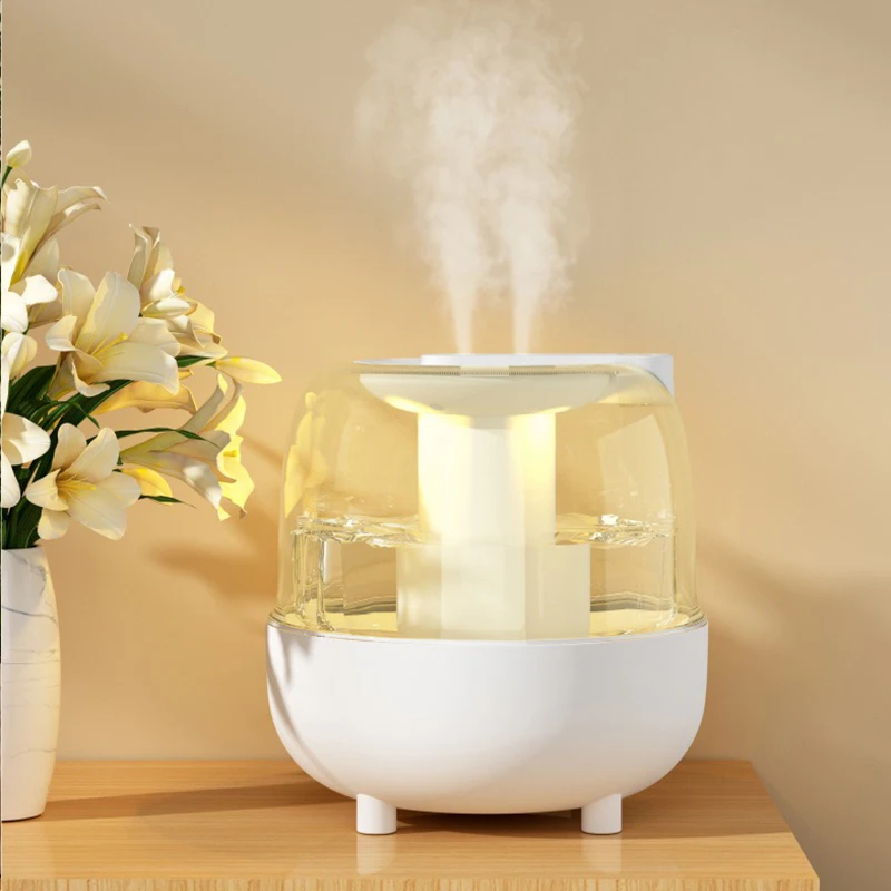 

New 5L large capacity humidifier usb double fog spray low noise home bedroom office night light