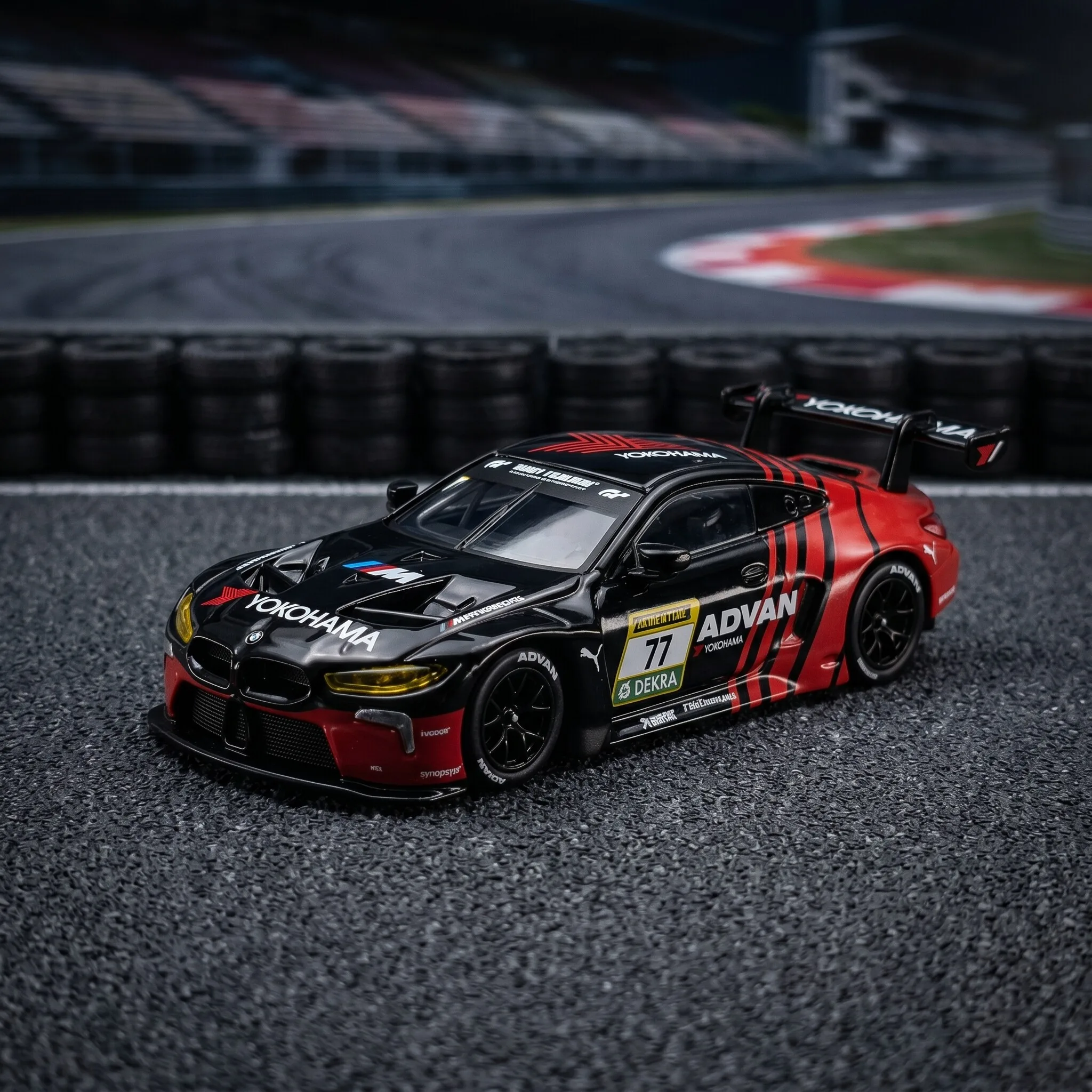 TCO 1:64 Miniature Scale Limited Edition BMW M4 GT3 Advan Alloy