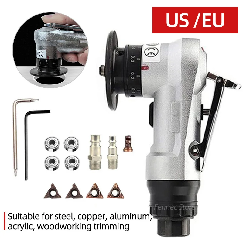 Mini Máquina de Chanfrar Pneumática Moedor Portátil para Furo Interno e Borda Máquina de Chanfradura de Rebarbação 45 Graus
