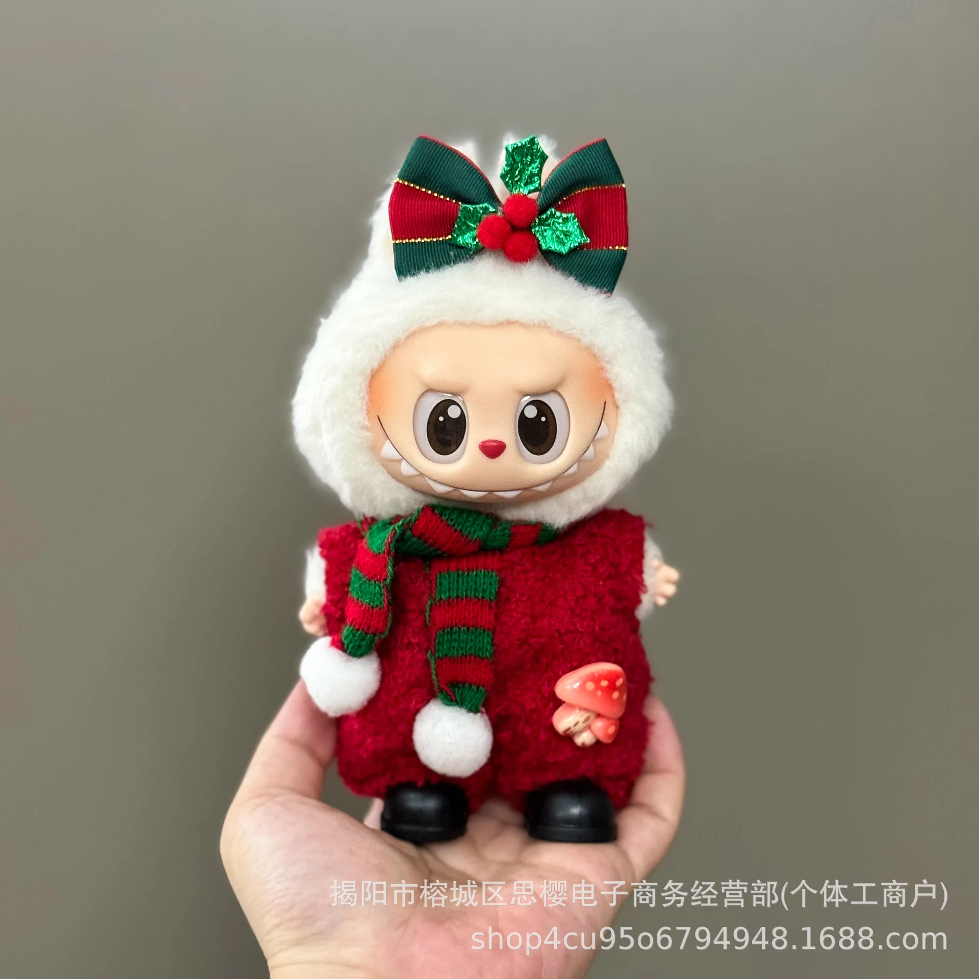 洋服のみ】ラブボバ服 123世代のブラインドボックスドールはクリスマスのお祝いスーツを着ることができます ドールハウスアクセサリー