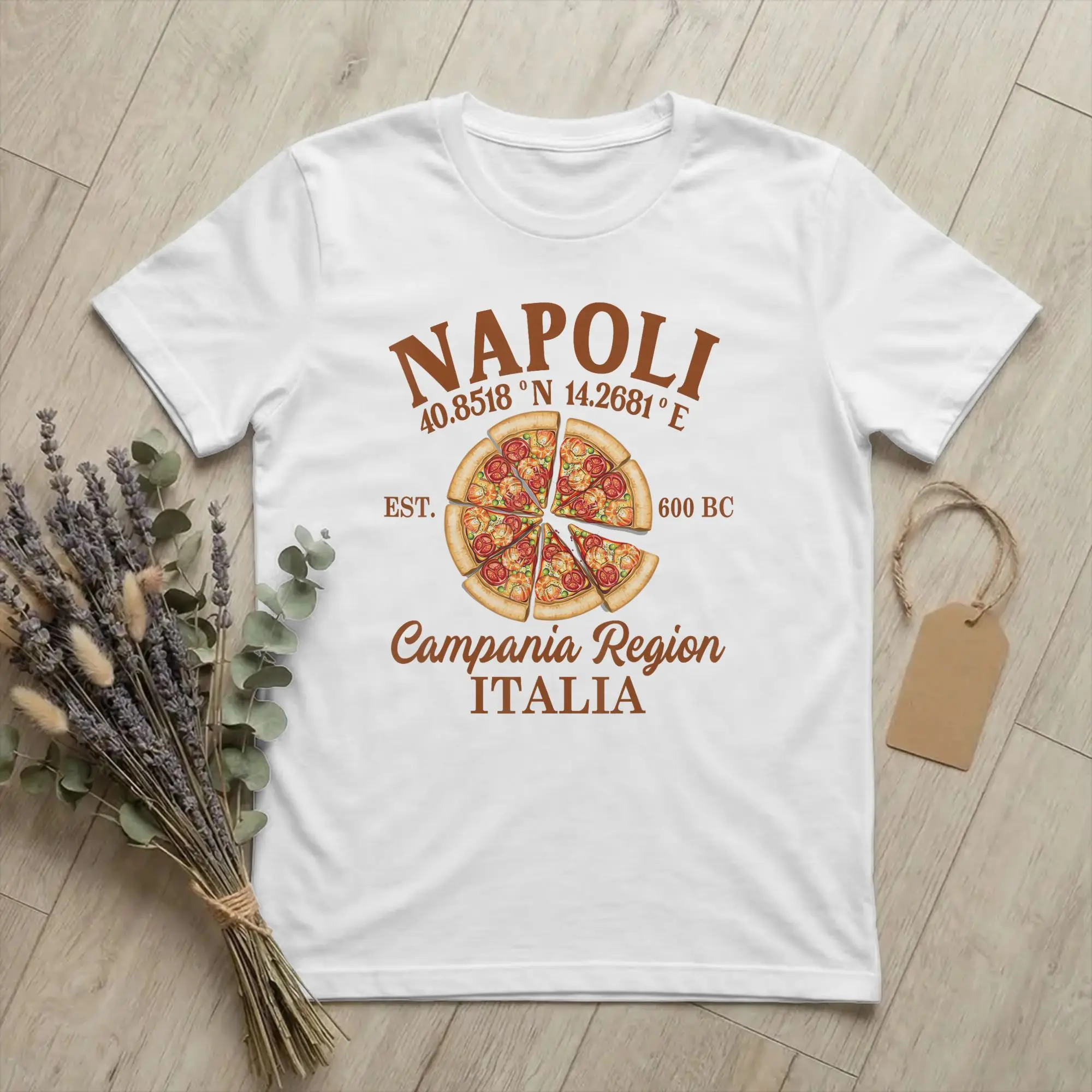 Men Italy Napoli Campania Region Pizza Naples T Shirt Travel Pure Cotton Tops Crazy Short Sleeve Crew Neck Tee Gift T-Shirt