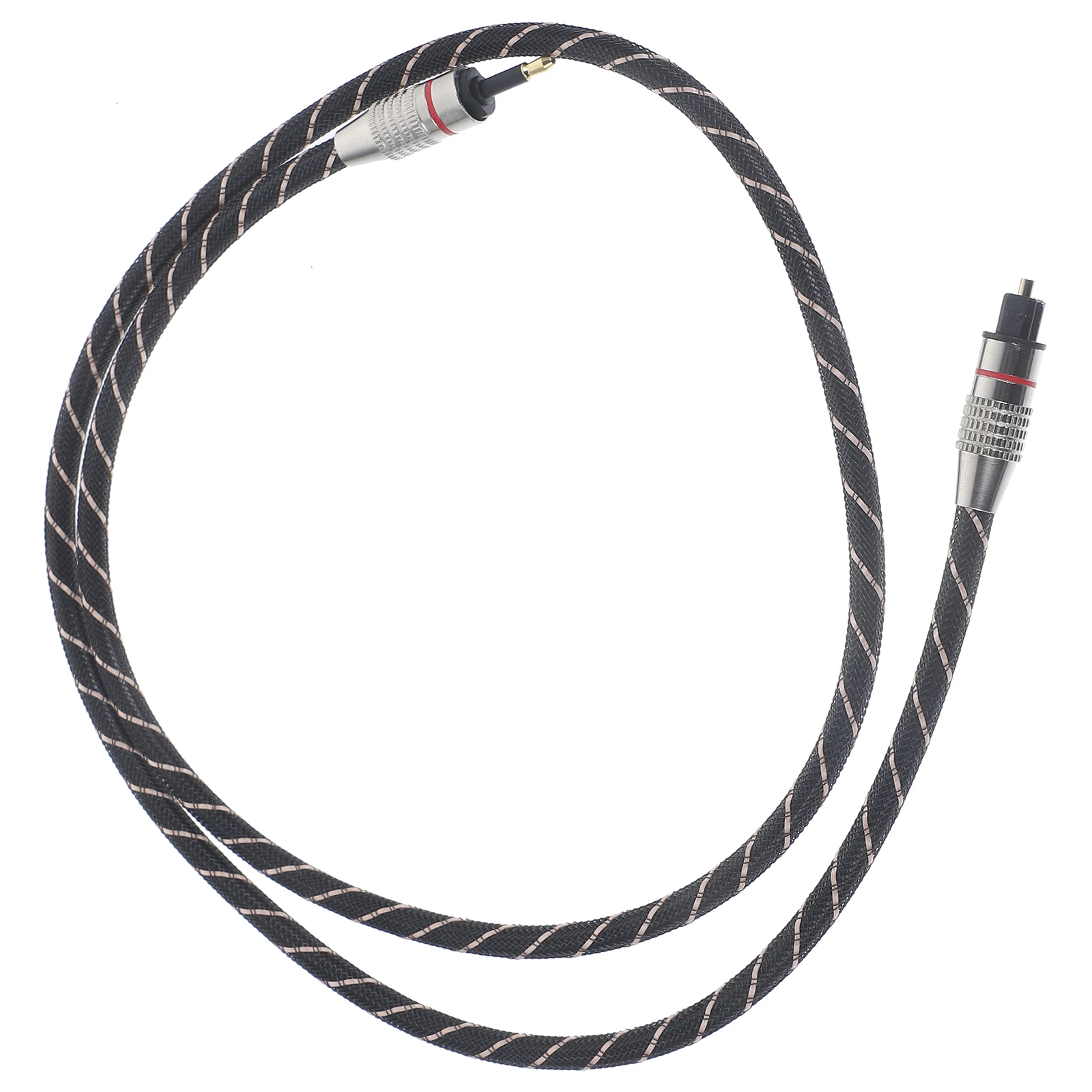 

1pc Optical Audio Cable 5.1 Optic Cord For Game Console Surround Sound Extension Durable Zinc Alloy Connectors