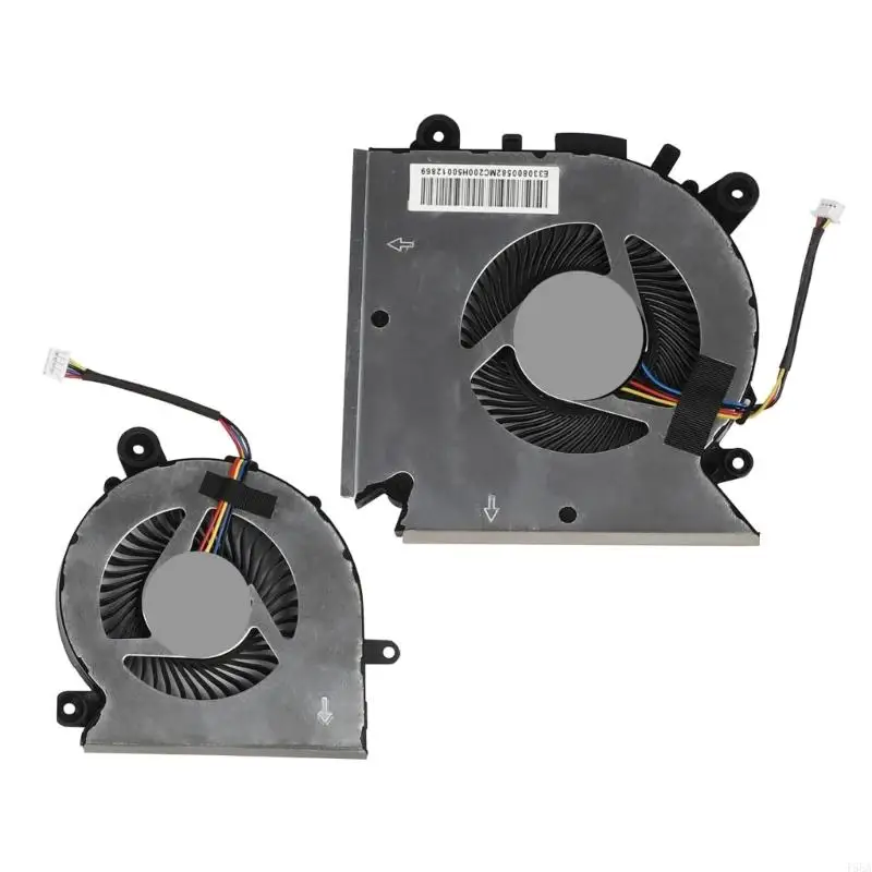 Replacement CPU GPU Cooling Fan Notebook Coolers Metal Heat Dispersion Fan for GF65 GF65 Thin 10SD 10SDR 10SE