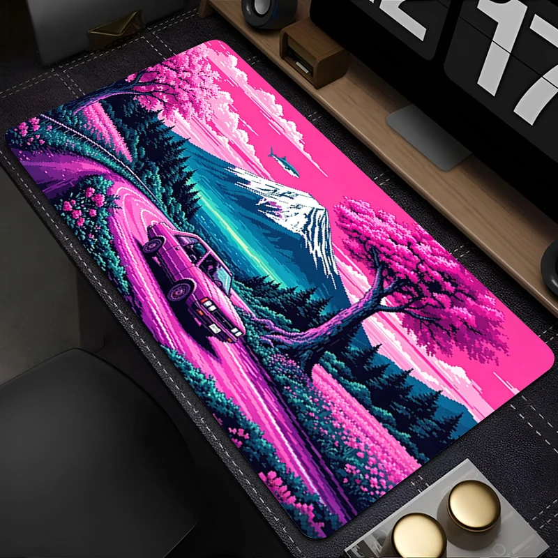 Colorful Mouse Pad HD Print Game Notebook Desk Mat XXL Large Gaming Keyboard Pad Designed specifically Retro Sports Car Mousepad