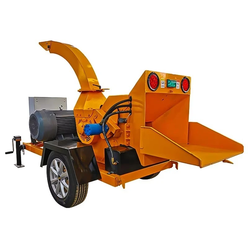 Thickened Body Wood Shredder Anti-Wear Drum Chipper Customized Surface Treatment for Harsh Outdoor Working Environment